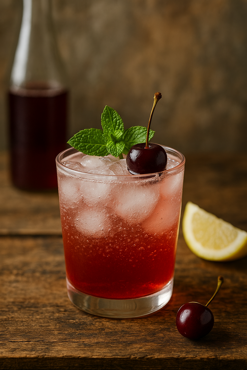 🍒 Sour Cherry Rakija Spritz (Bold, Bubbly, Balkan)