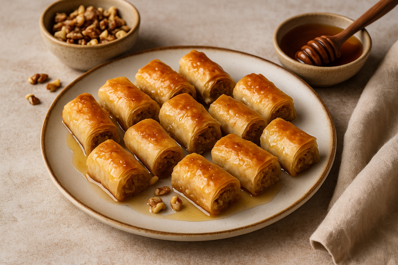 🍯 Walnut Gibanica Bites (Sweet, Buttery, and Golden)