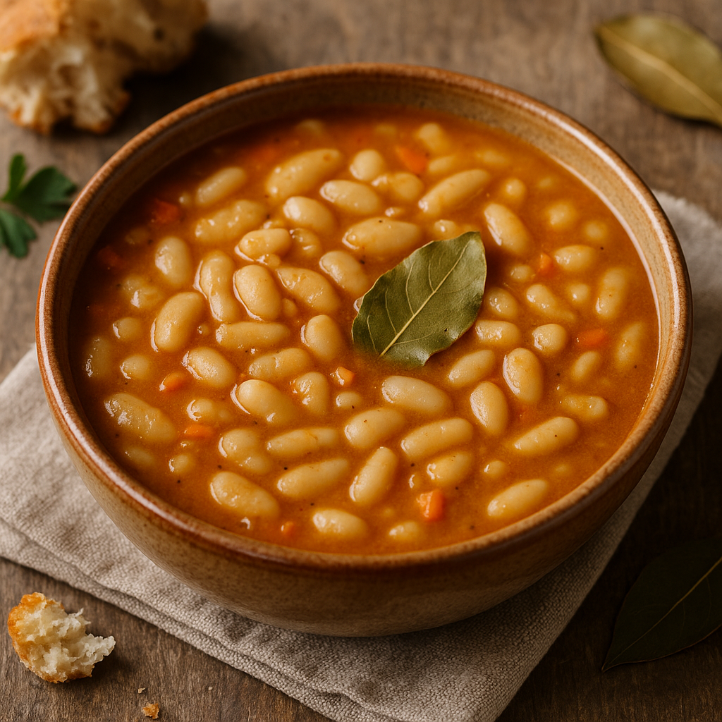 🍲 Balkan White Bean Soup (Creamy, Smoky, and Soul-Warming)