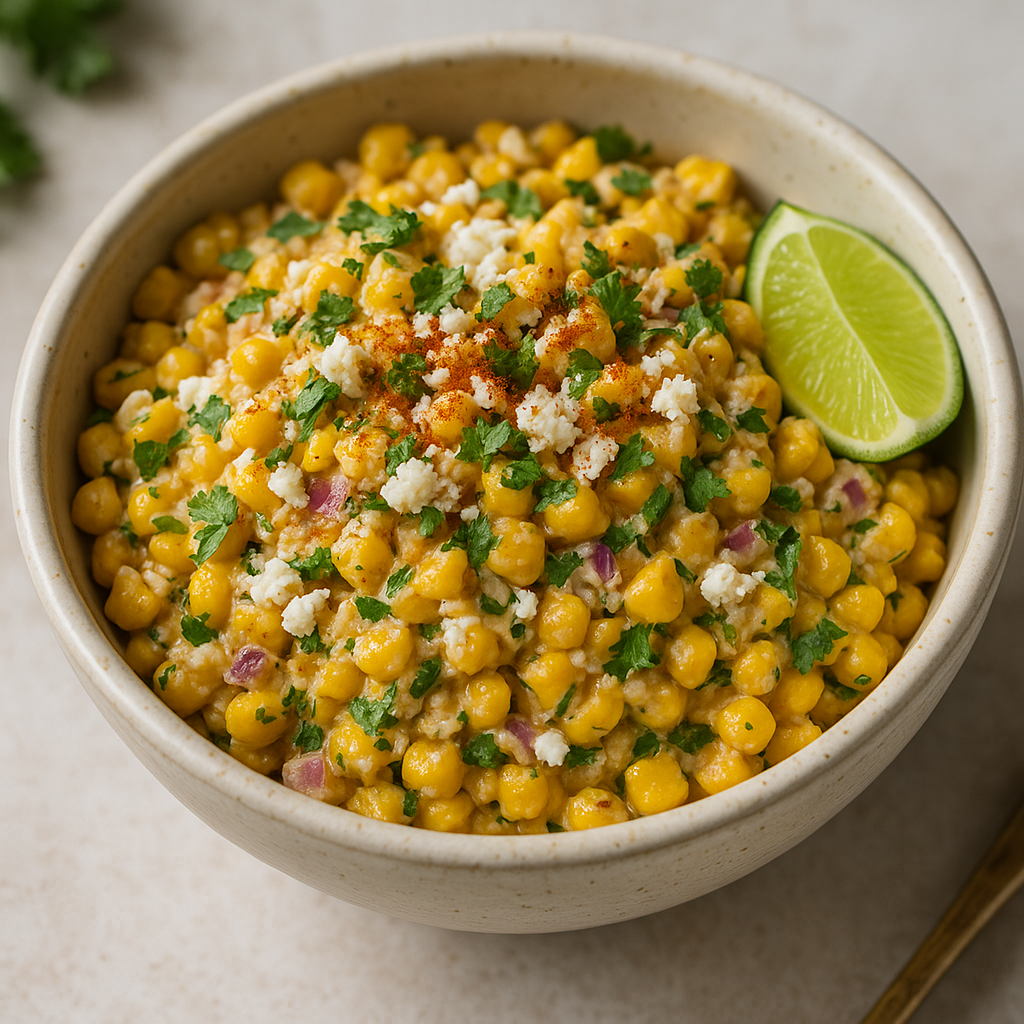 🥗 Mexican Street Corn Salad (Fresh, Creamy & Tangy)