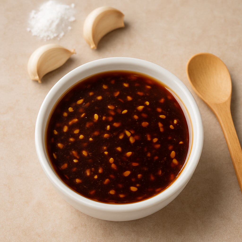 🥣 Chinese Garlic Sauce (Savory, Sticky & Bold)