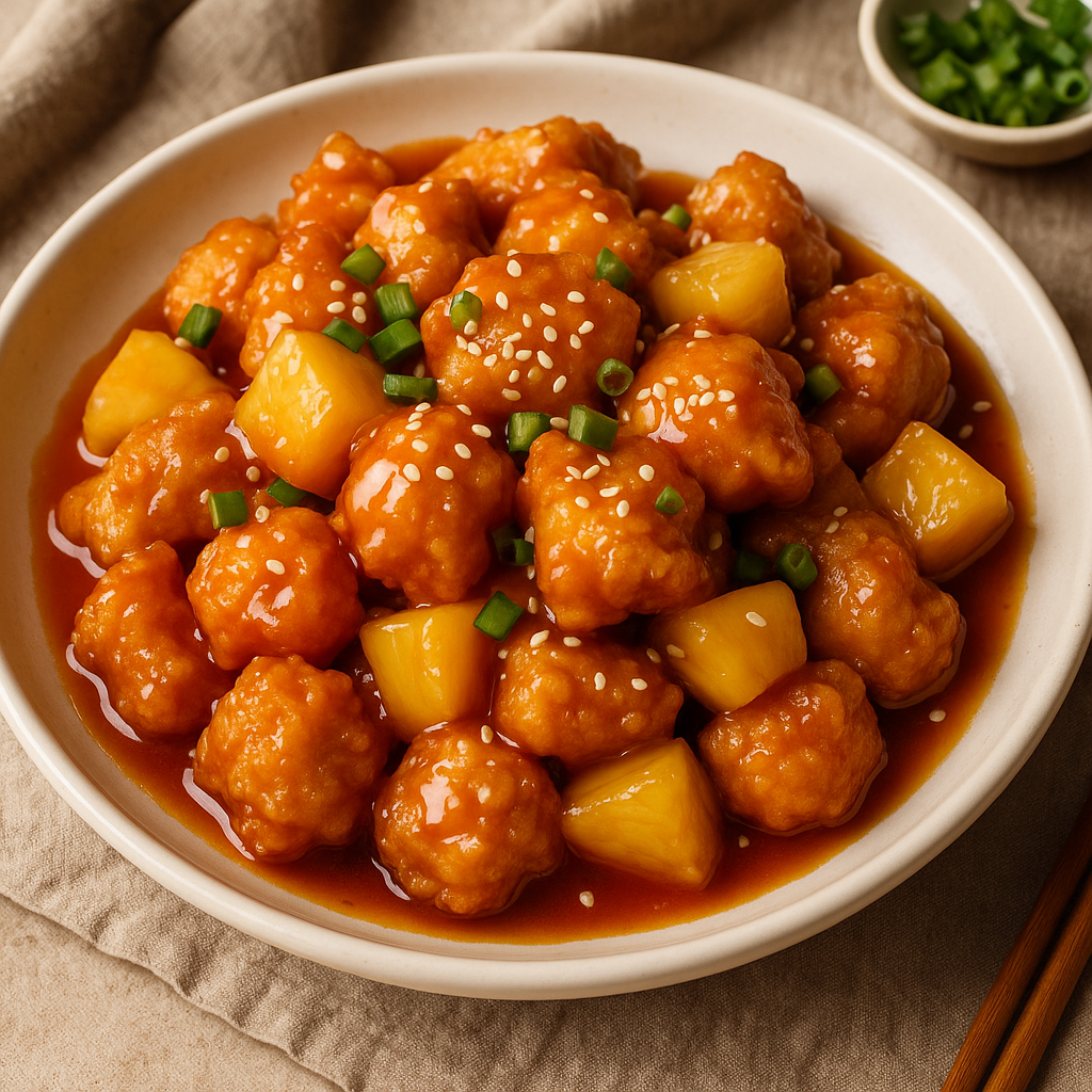 🍍 Sweet-and-Sour Chicken (Crispy, Tangy & Take-out Style)