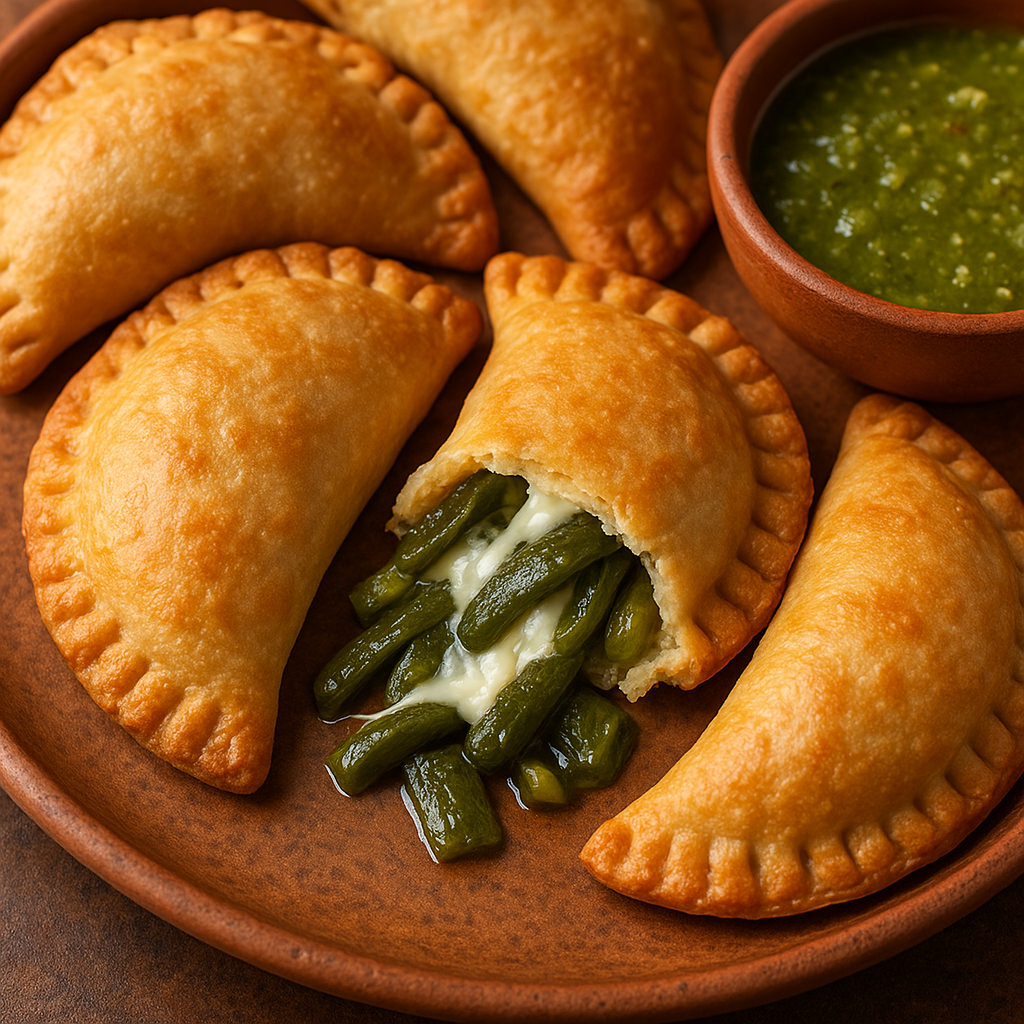 🥟 Empanadas de Rajas con Queso (Poblano & Cheese Turnovers)