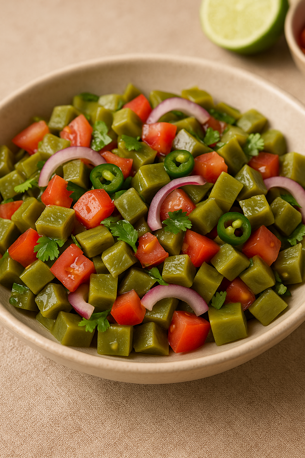 🥗 Ensalada de Nopales (Cactus Salad)