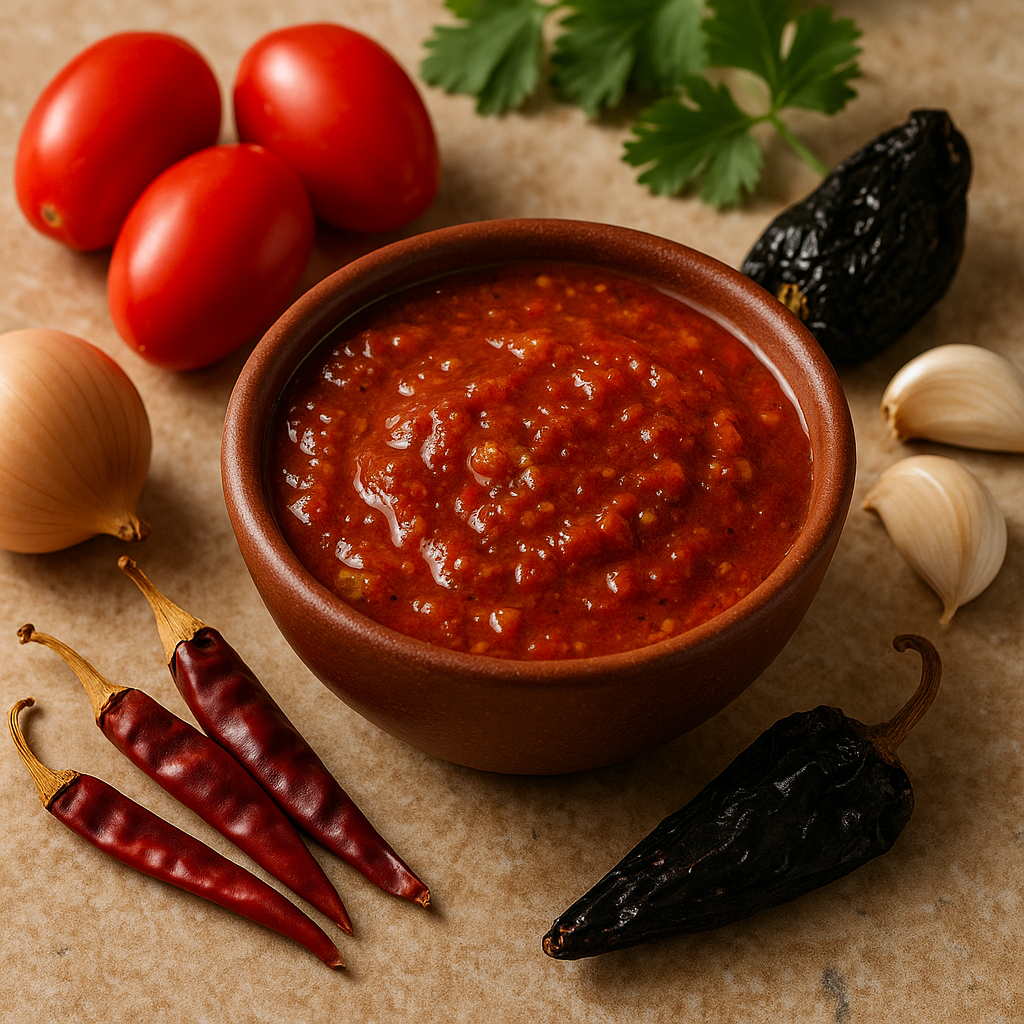 🥣 Salsa Roja Casera (Homemade Red Salsa)