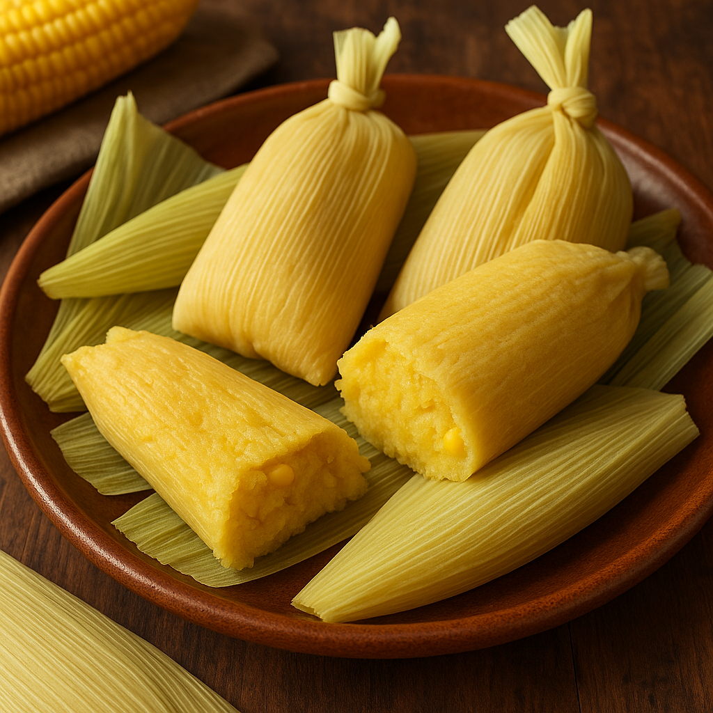 🥟 Tamales de Elote (Sweet Corn Tamales)