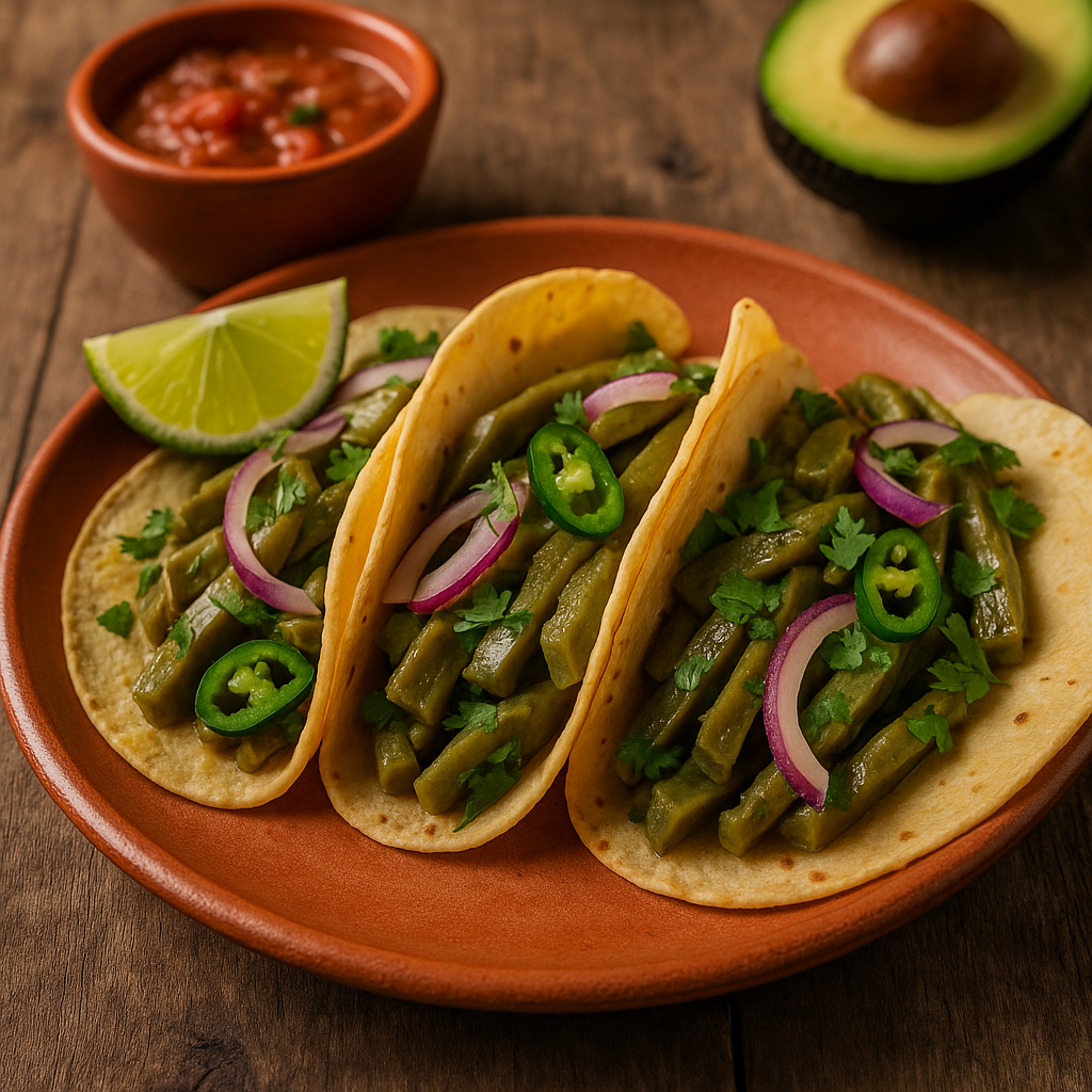 🌽 Tacos de Nopales 🇲🇽