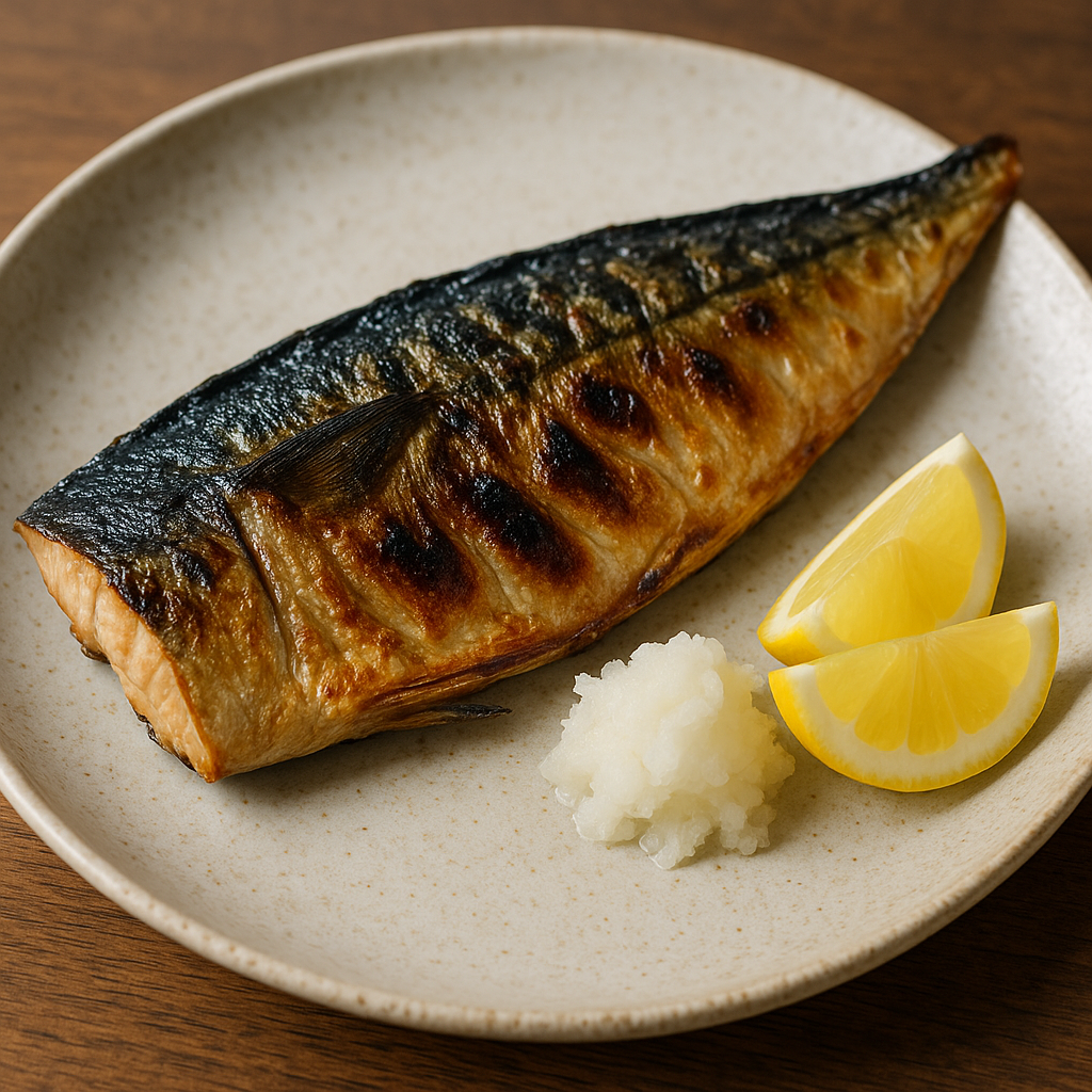 Shioyaki Saba (Grilled Mackerel with Salt) 🐟🔥