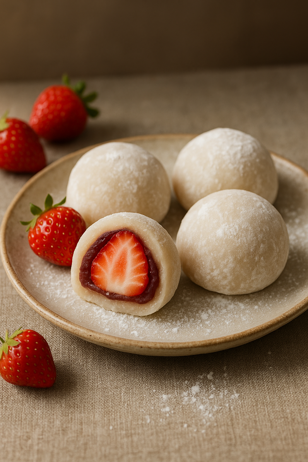 Strawberry 🍓 Daifuku Mochi