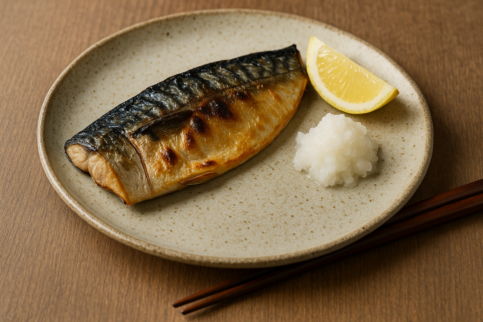 Salt-Grilled 🐟 Mackerel — Saba Shioyaki