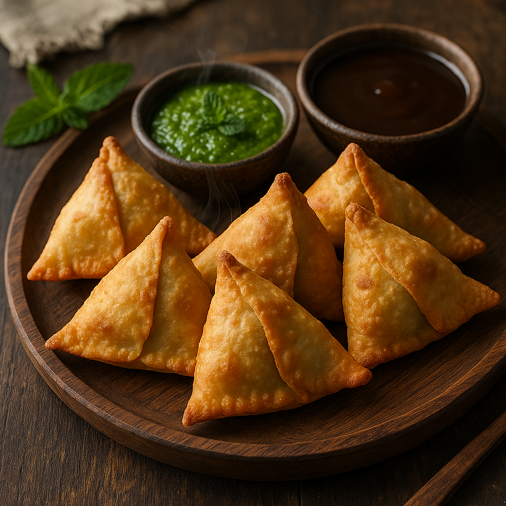 Crispy 🥟 Vegetable Samosas