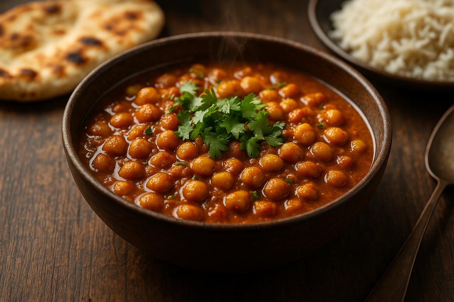 Chana Masala 🍛 Chickpea Curry