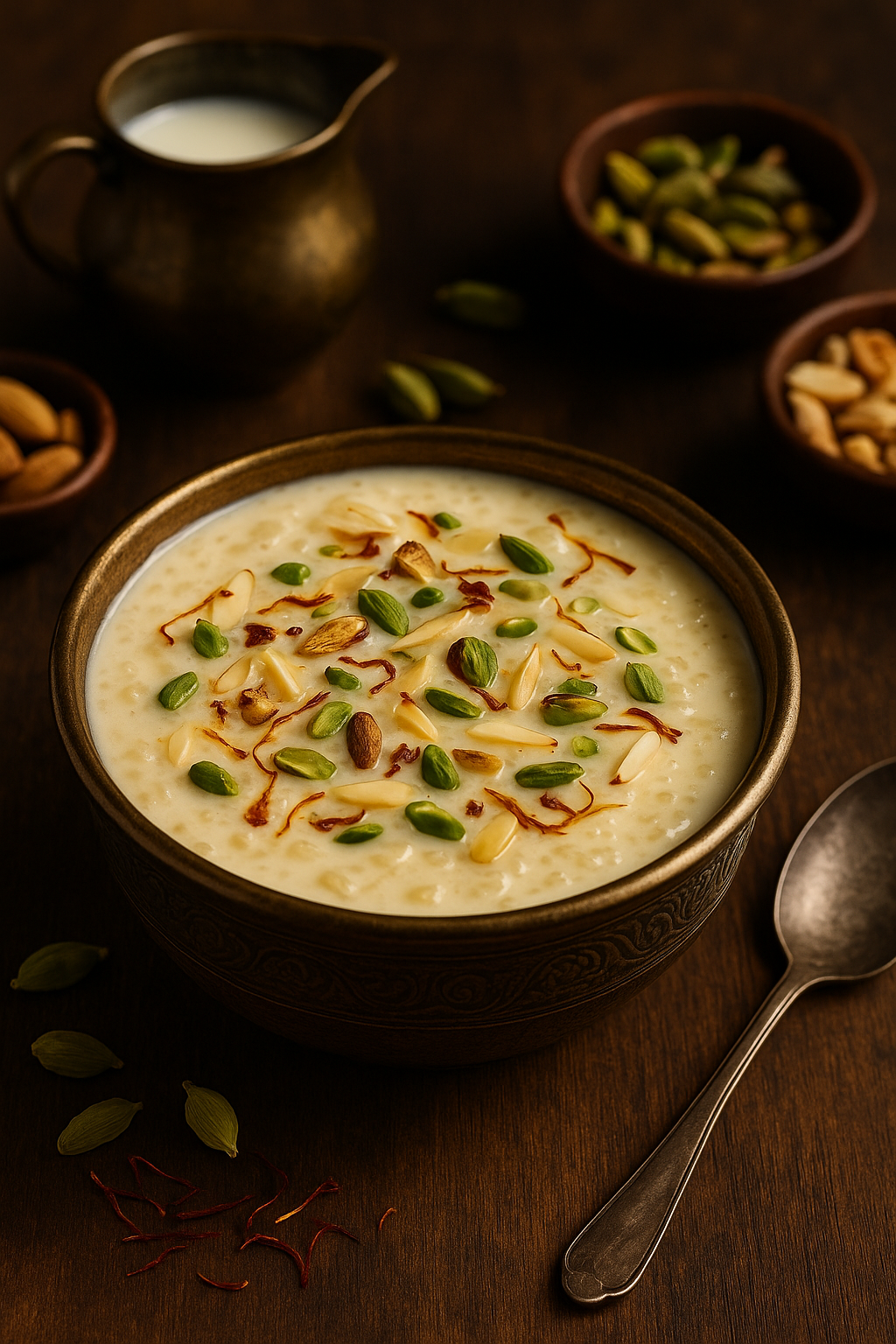 Kheer 🍚 Cardamom Rice Pudding