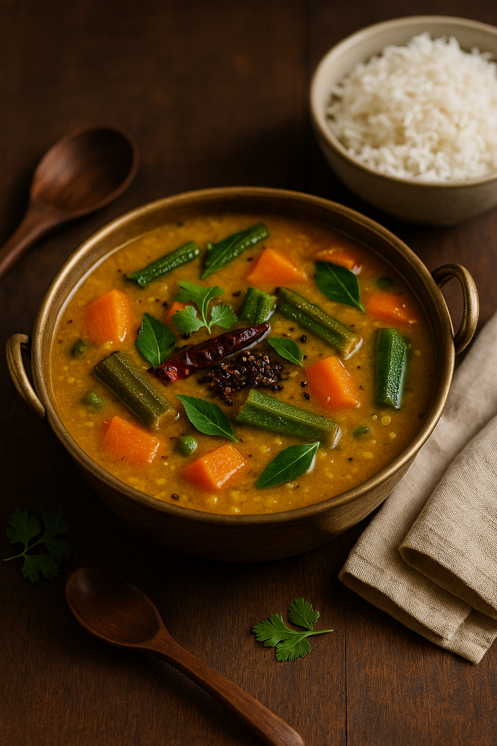Sambar 🍛 South Indian Lentil Stew 🇮🇳