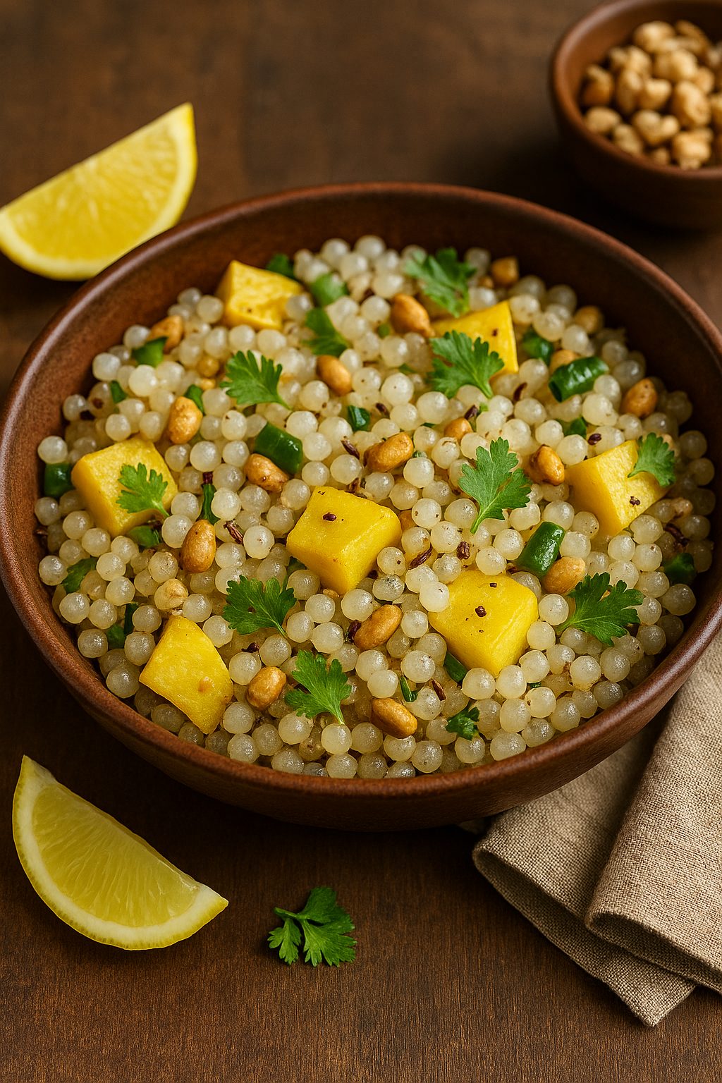 Sabudana Khichdi 🥔 Vrat Style 🇮🇳 (Tapioca Stir-Fry)