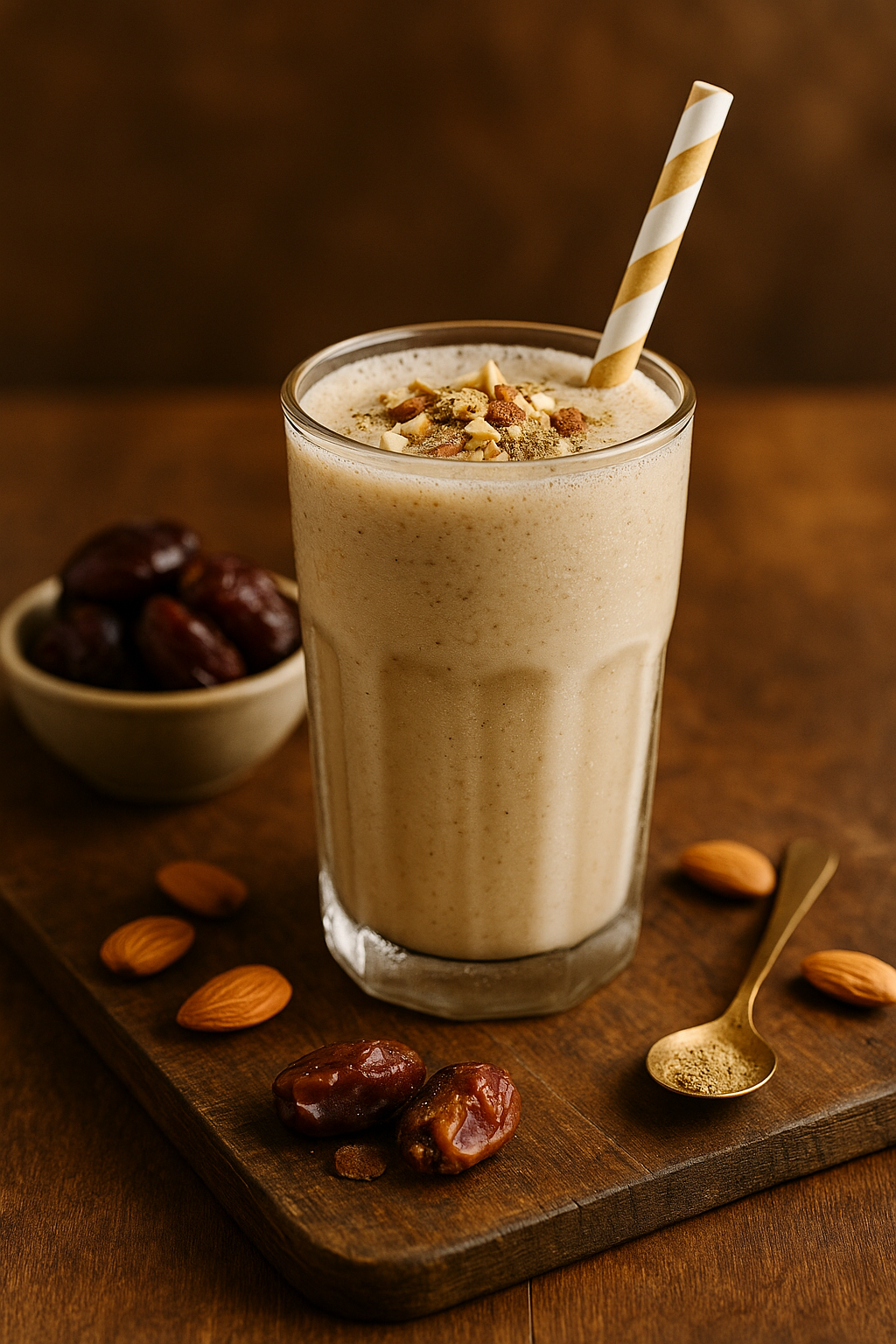 Date & Almond Shake 🥤 Mumbai Street-Style 🇮🇳 (Khajur Badam Shake)