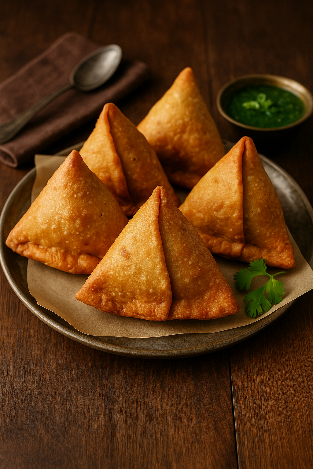 Vegetable Samosa 🥟 Punjabi Style 🇮🇳 (Aloo Matar)