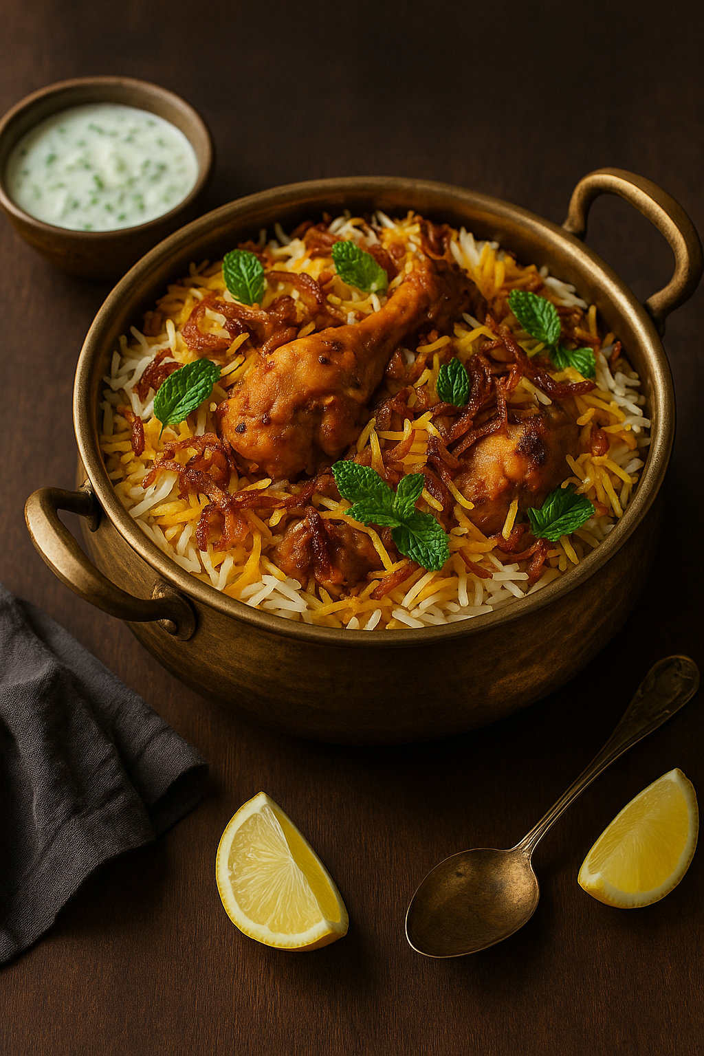 Chicken Biryani 🍗 Hyderabadi Dum 🇮🇳 (Dum Biryani)