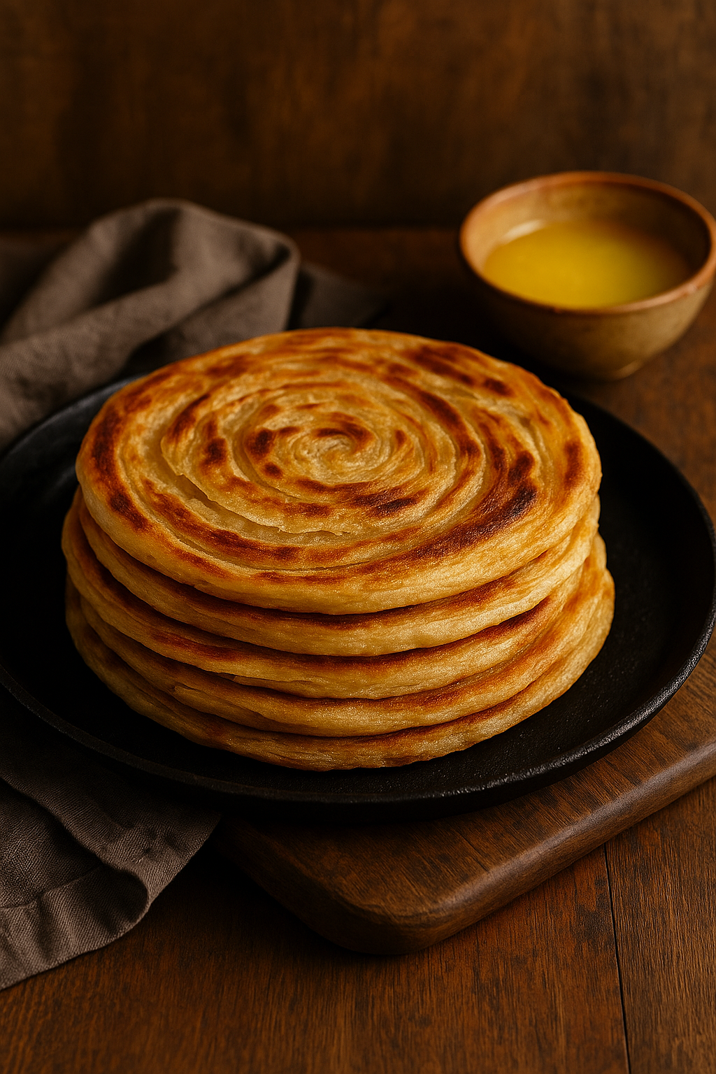 Lachha Paratha 🫓 Layered North Indian 🇮🇳