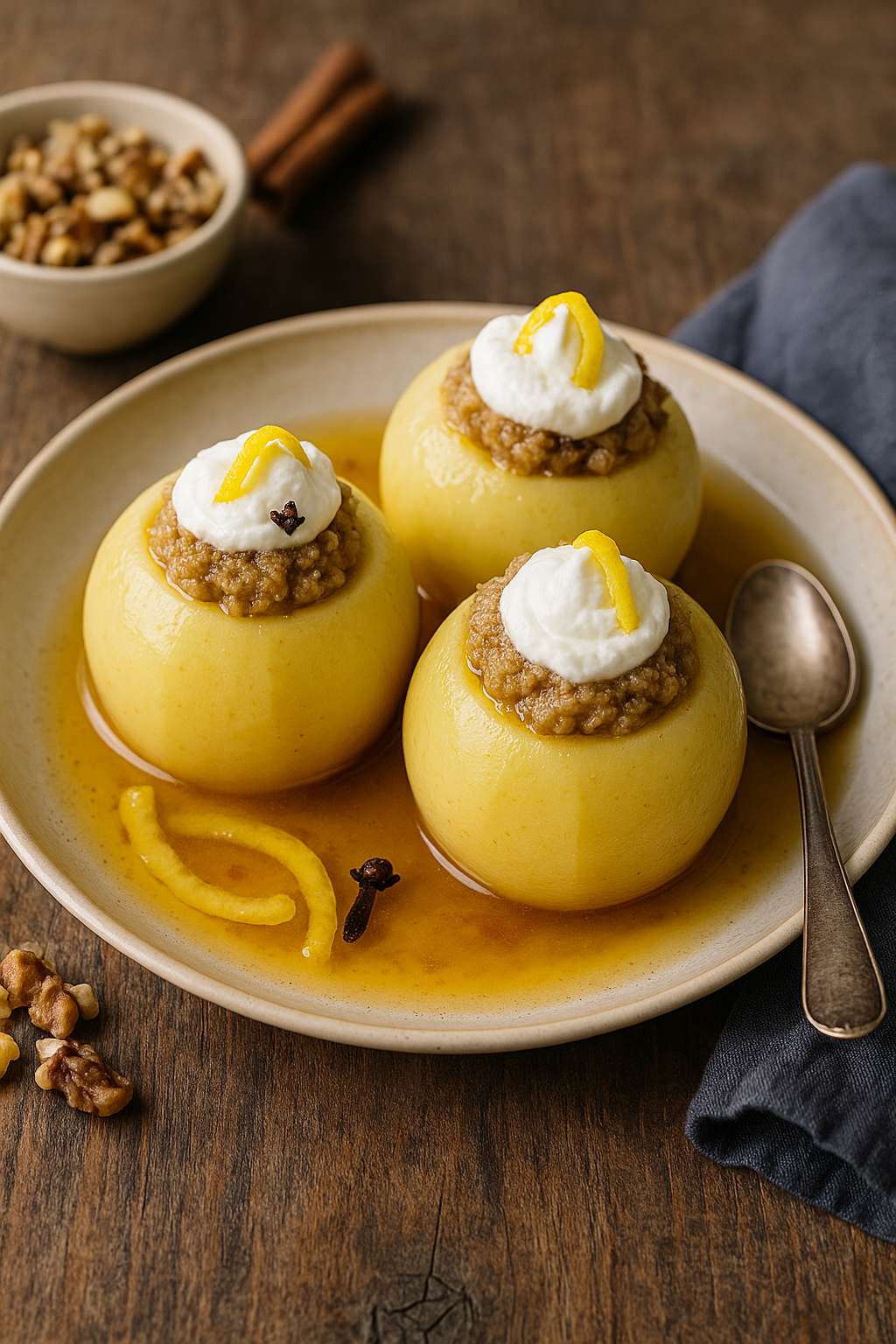 Tufahije 🍎 Bosnian Walnut-Stuffed Apples 🇧🇦