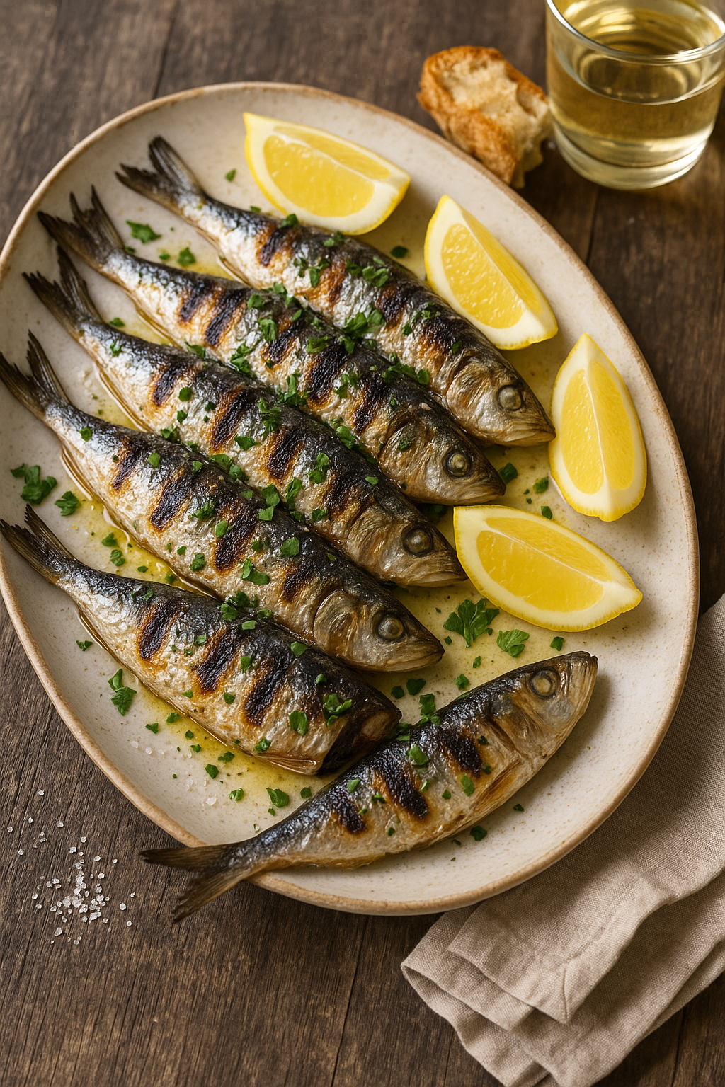 Grilled Sardines 🐟 Dalmatian Style 🇭🇷 (Srdele na žaru)