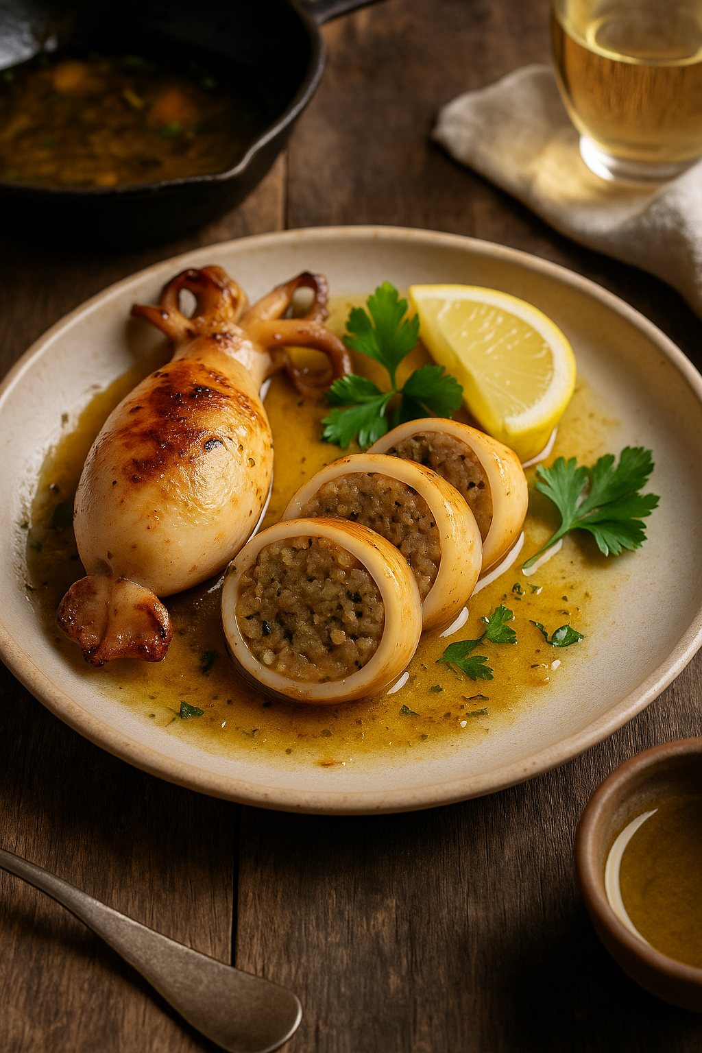 Stuffed Squid 🦑 Dalmatian Style 🇭🇷 (Punjene Lignje)