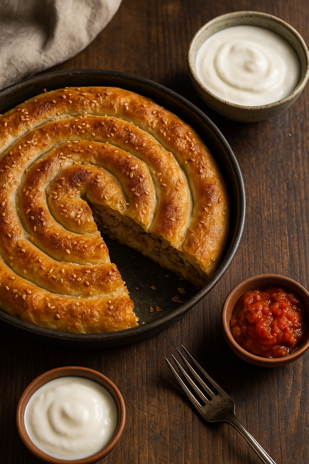 Burek 🥩 Bosnian Meat Pie 🇧🇦 (Burek sa Mesom)