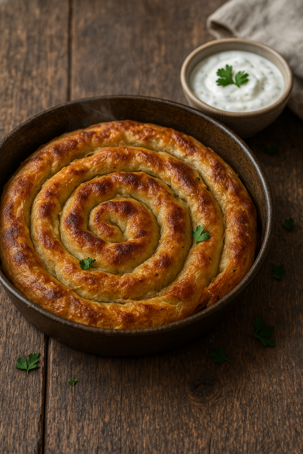 Krompiruša 🥔 Bosnian Potato Phyllo Pie 🇧🇦 (Potato Pita)