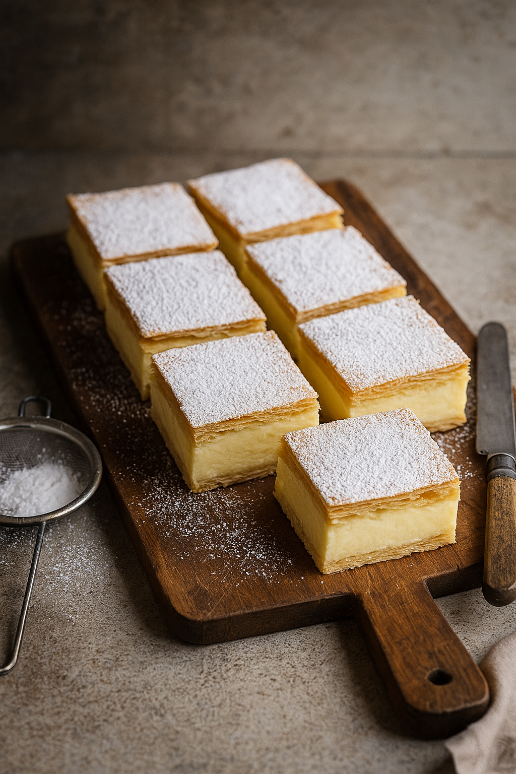 Krempita 🍮 Balkan Custard Slice 🇷🇸 (Vanilla Cream Slice)