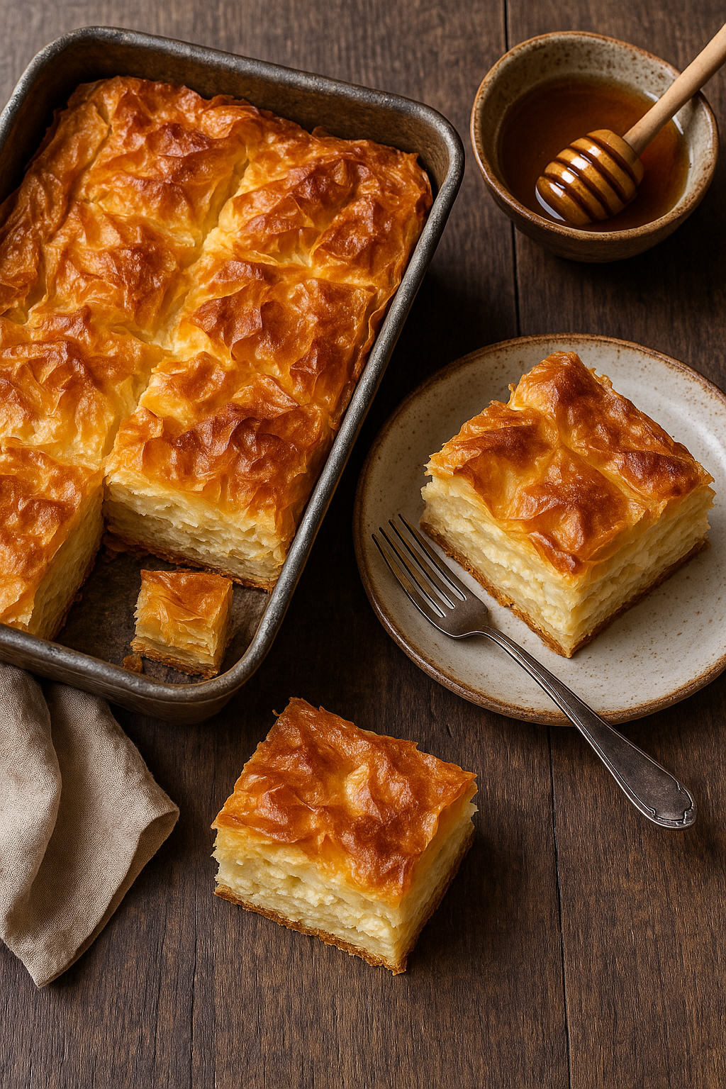 Gibanica 🧀 Serbian Cheese Phyllo Pie 🇷🇸 (Pita sa Sirom)