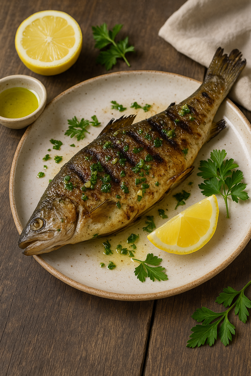 Grilled Trout 🐟 Bosnian River-Style 🇧🇦 (Pastrmka na Žaru)