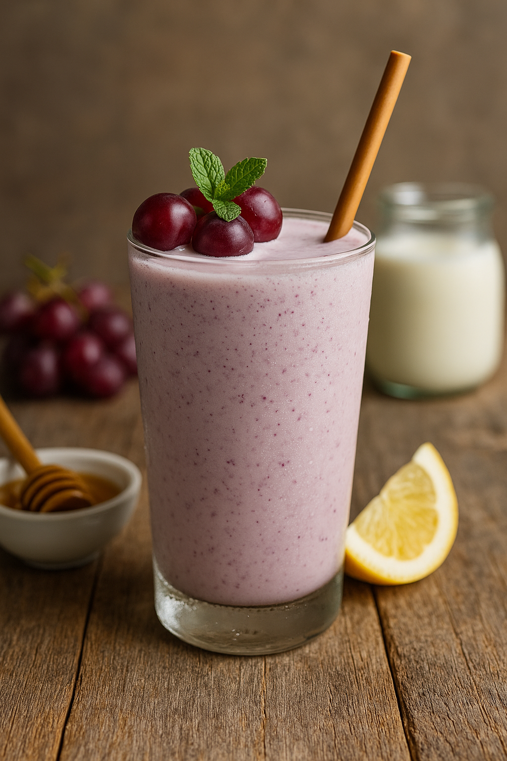 Grape Yogurt Smoothie 🥤 Tikveš Vineyard 🇲🇰