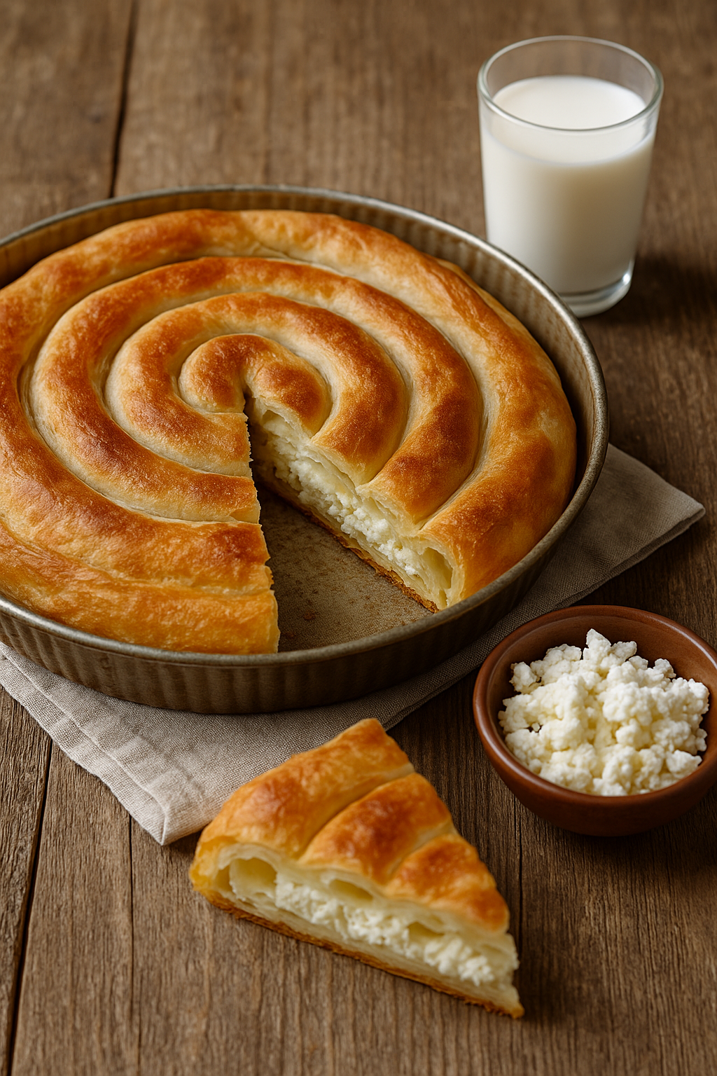 Maslenik 🥧 Macedonian Coiled 🇲🇰 (Maznik)