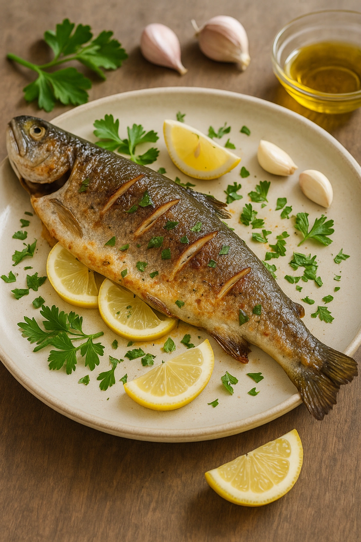 Ohrid Trout 🐟 Macedonian Lake Style 🇲🇰 (Pastrmka)