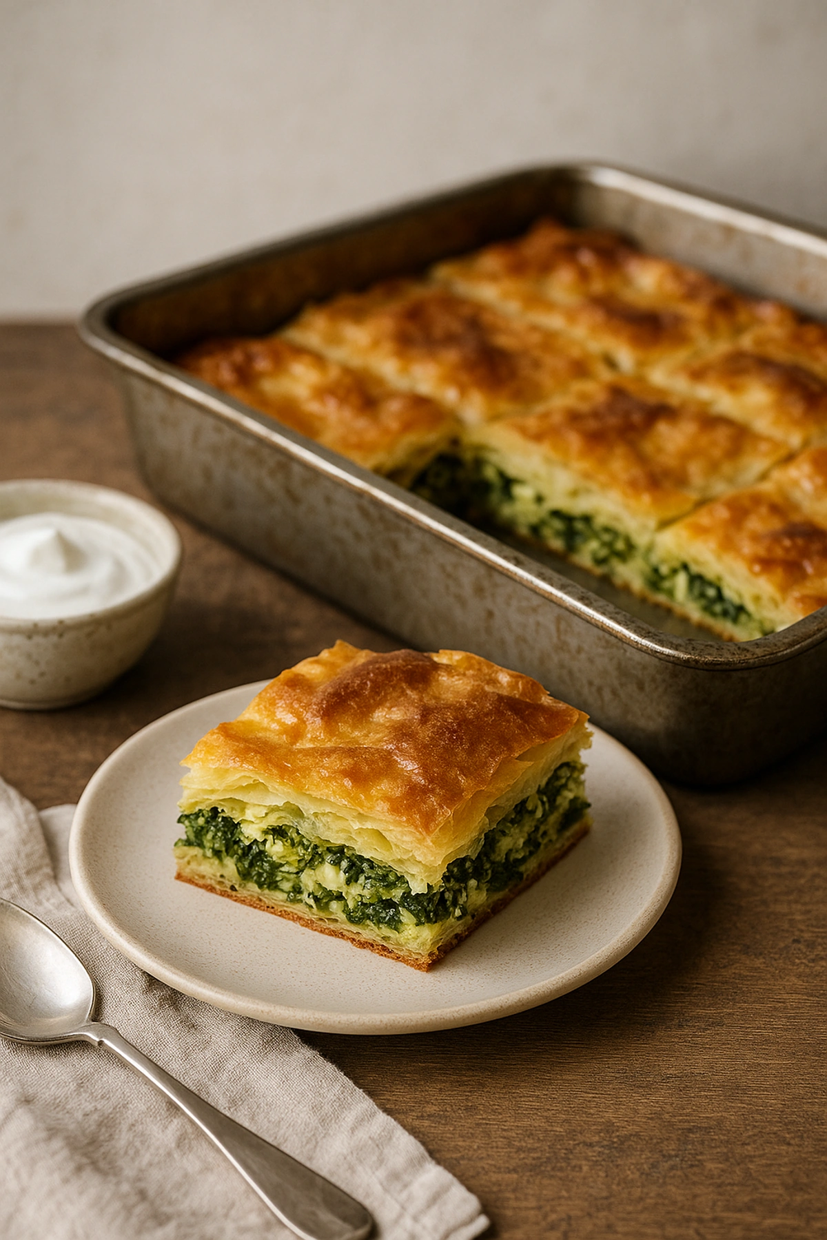 Zeljanica 🥧 Bosnian Spinach & Cheese 🇧🇦 (Spinach & Cheese Pie)