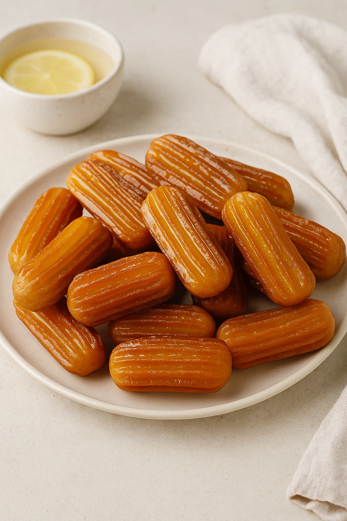 Tulumba Pastry 🍯 Syrup-Soaked Fritters 🇧🇬 (Tulumba Tatlisi))