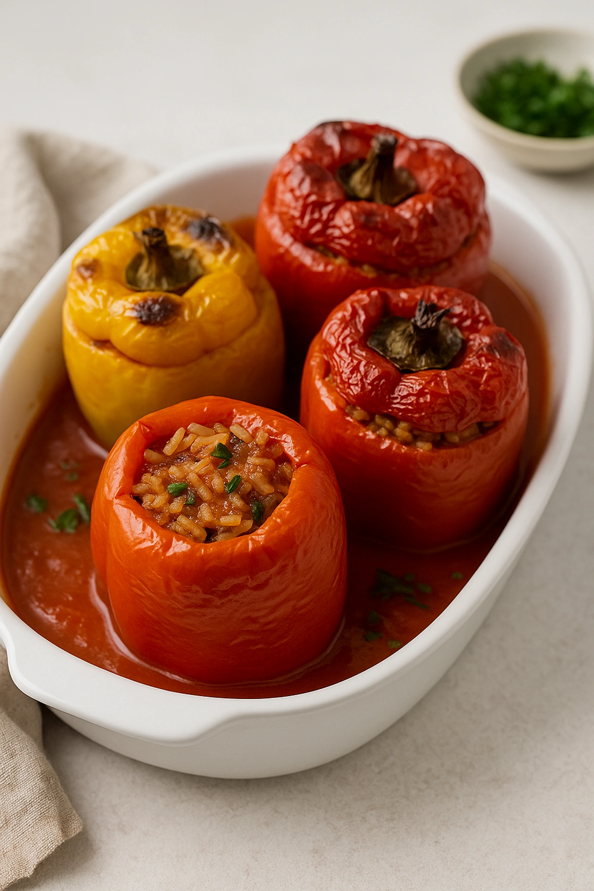 Lenten Stuffed Peppers 🌶️ Bulgarian Fasting 🇧🇬 (Postni Palneni Chushki)