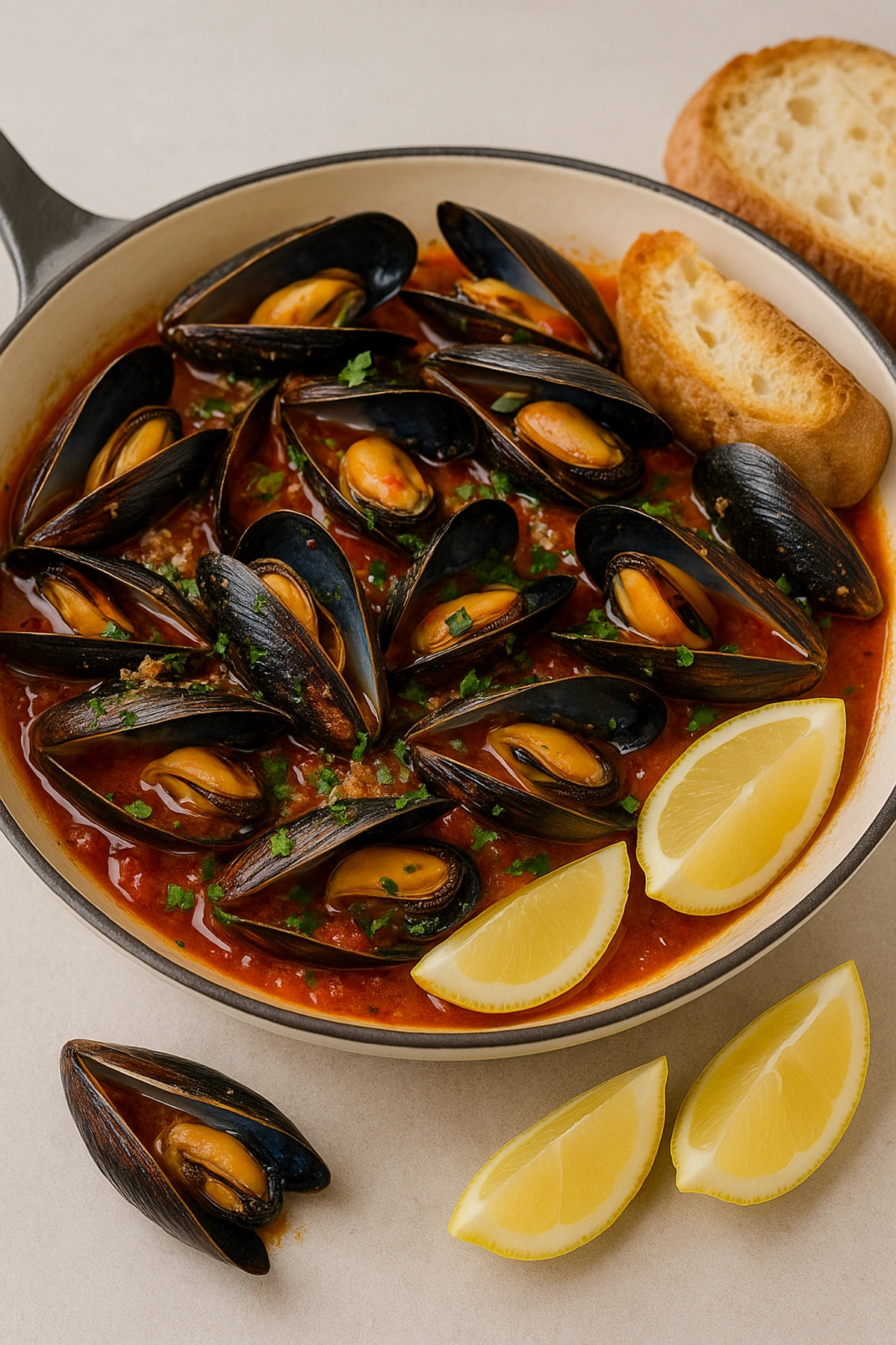 Mussels Buzara 🦪 Dalmatian Buzara 🇭🇷 (Dagnje na Buzaru)
