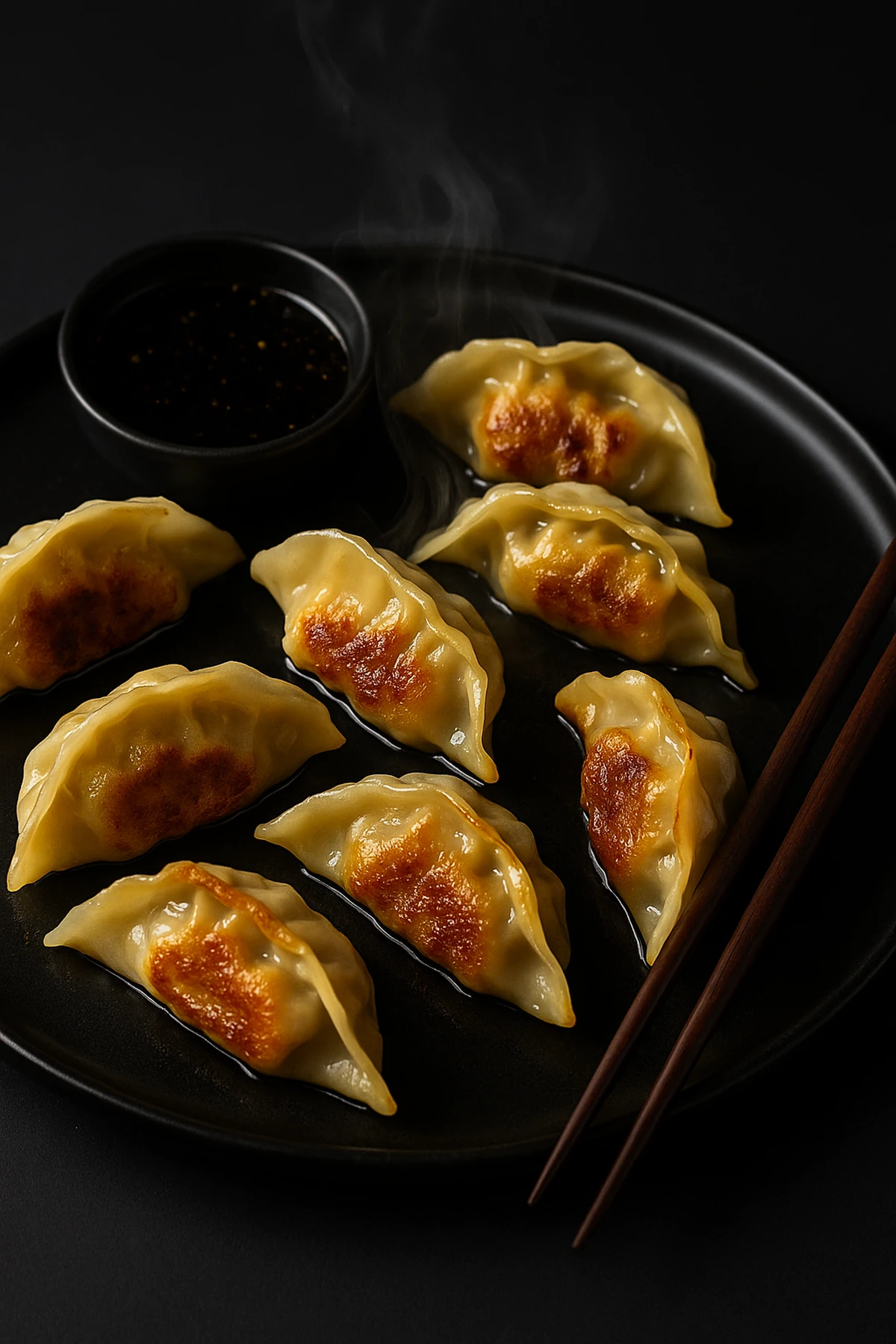 Crispy Gyoza Dumplings 🥟🇯🇵