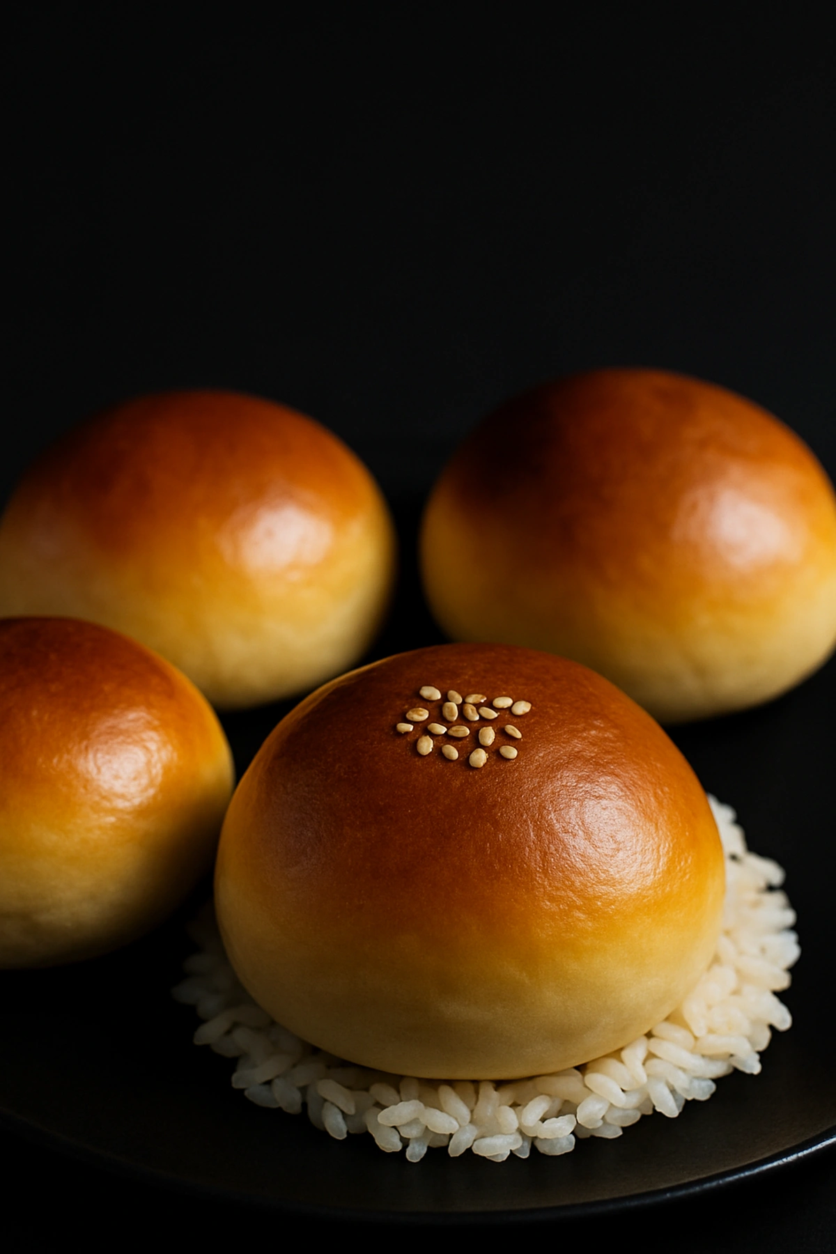 Anpan (Sweet Red Bean Buns) 🍞 Japanese Bakery 🇯🇵