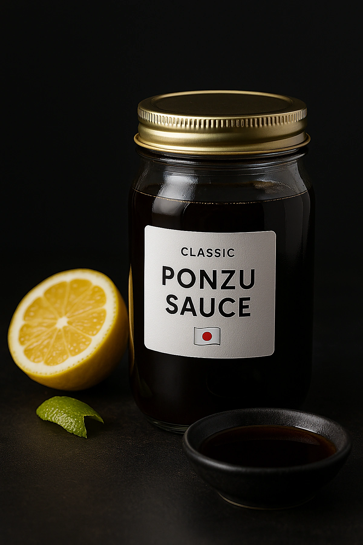 Classic Ponzu Sauce 🍋 Japanese Citrus Soy 🇯🇵