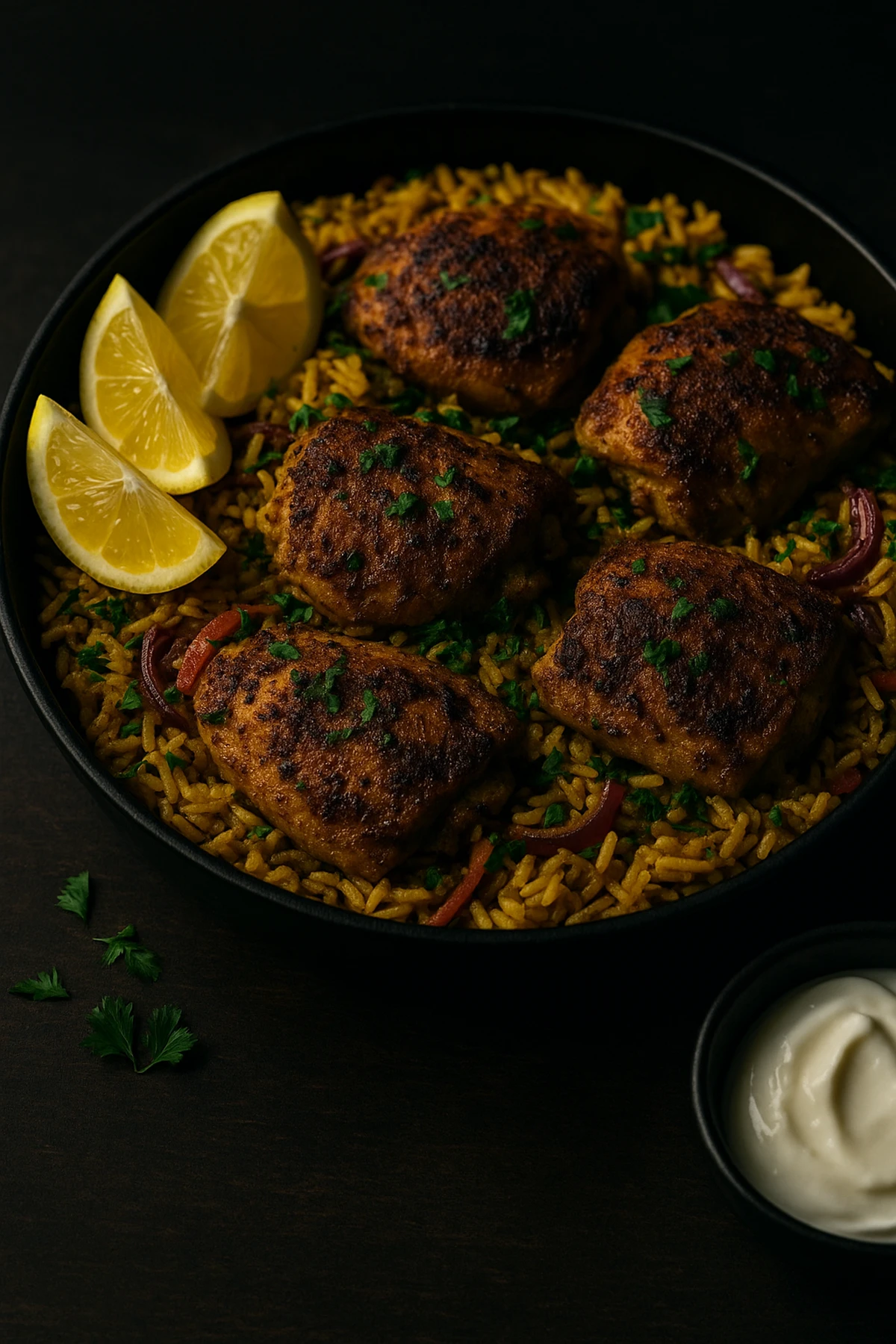 One-Pan Chicken Shawarma Rice 🍗🇱🇧