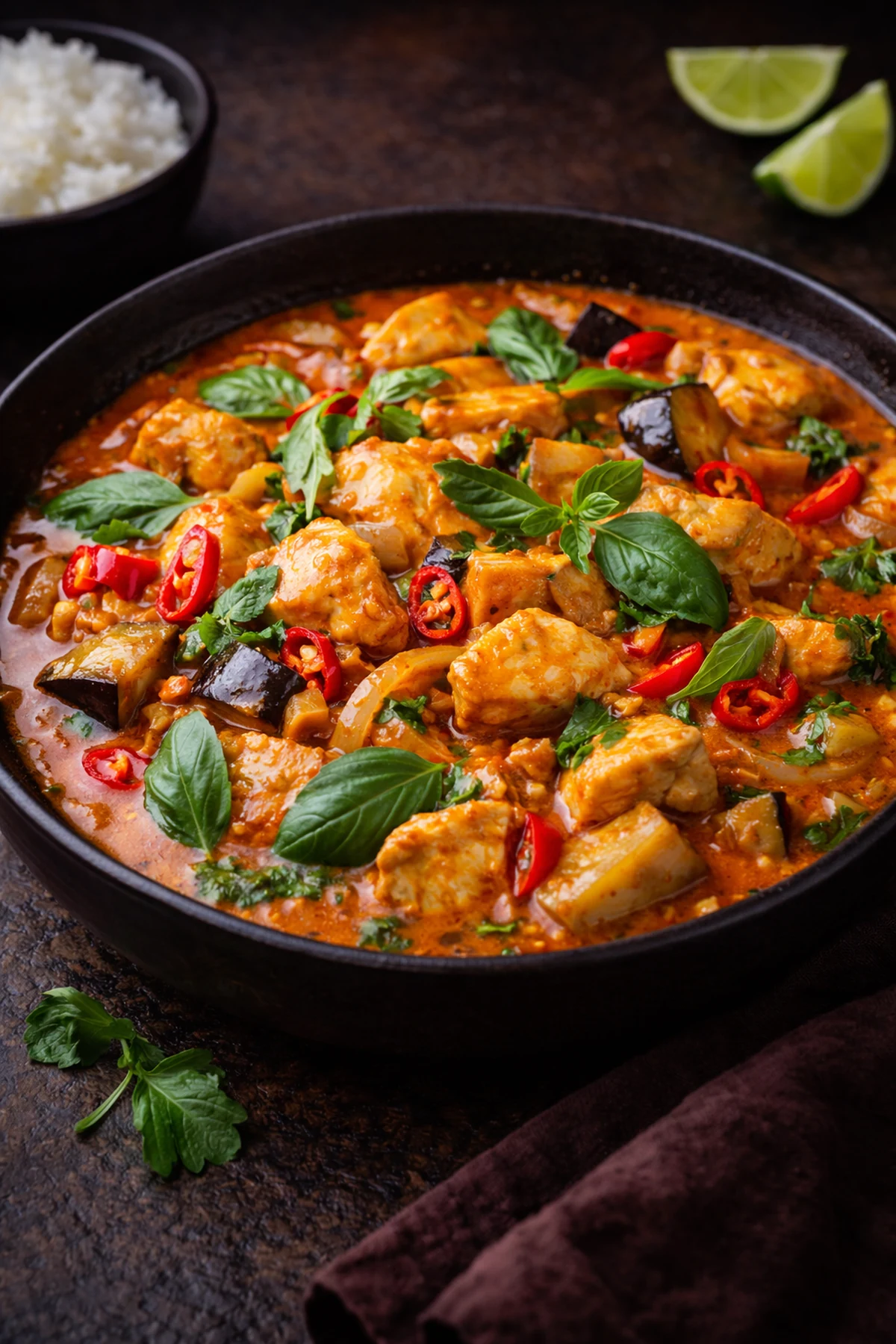 Image for recipe: Thai Red Curry Chicken 🥥🌶️