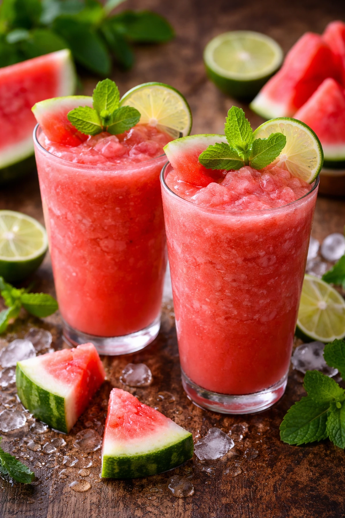 Image for recipe: Thai Watermelon Lime Smoothie 🍉🍋