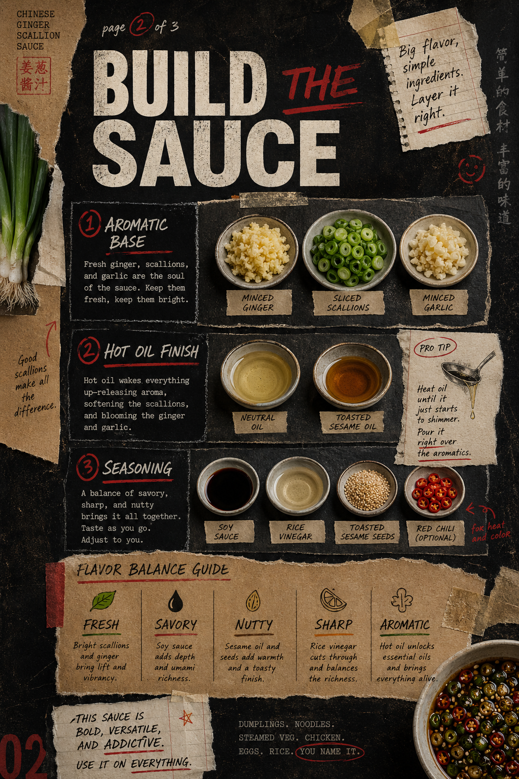 Image for recipe: Chinese Ginger Scallion Sauce 🥢✨