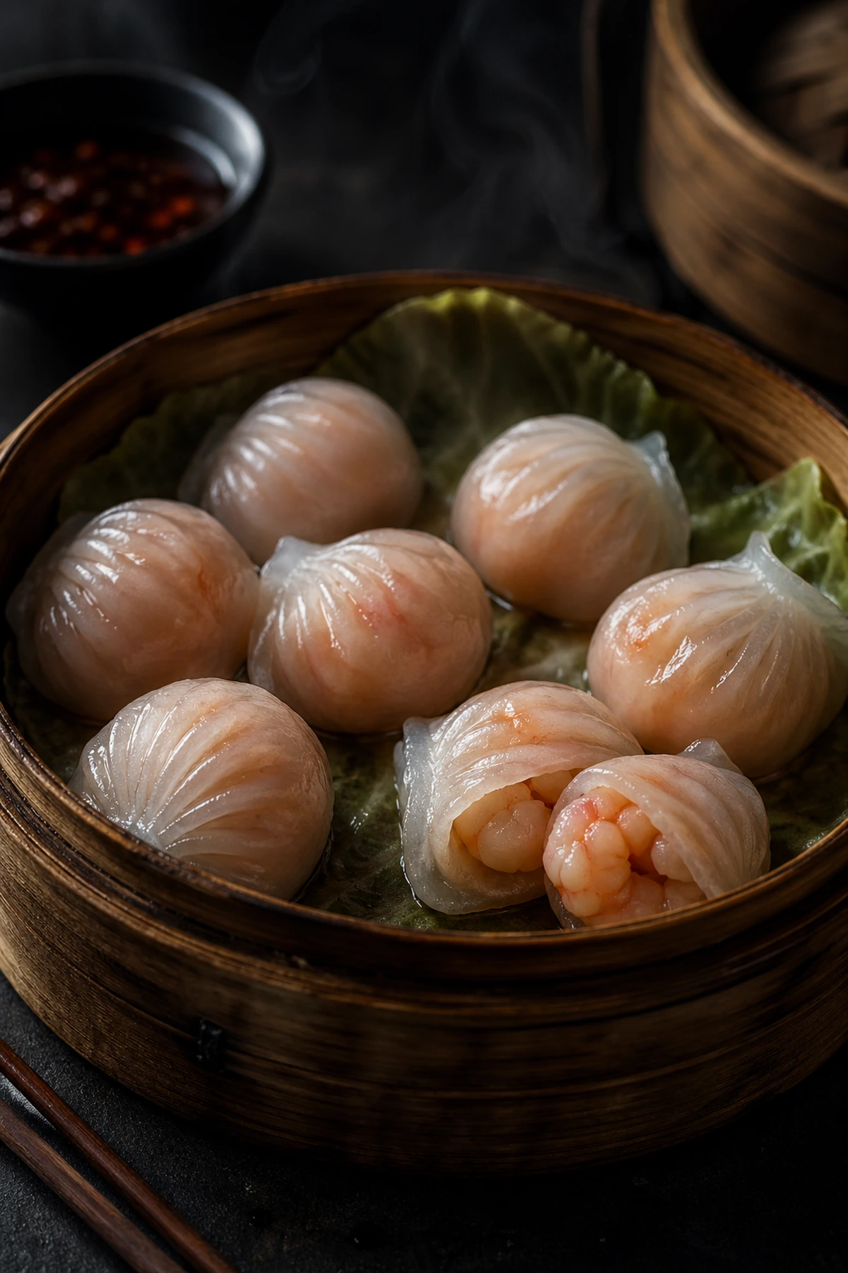 Chinese Crystal Shrimp Dumplings Har Gow 🥟✨