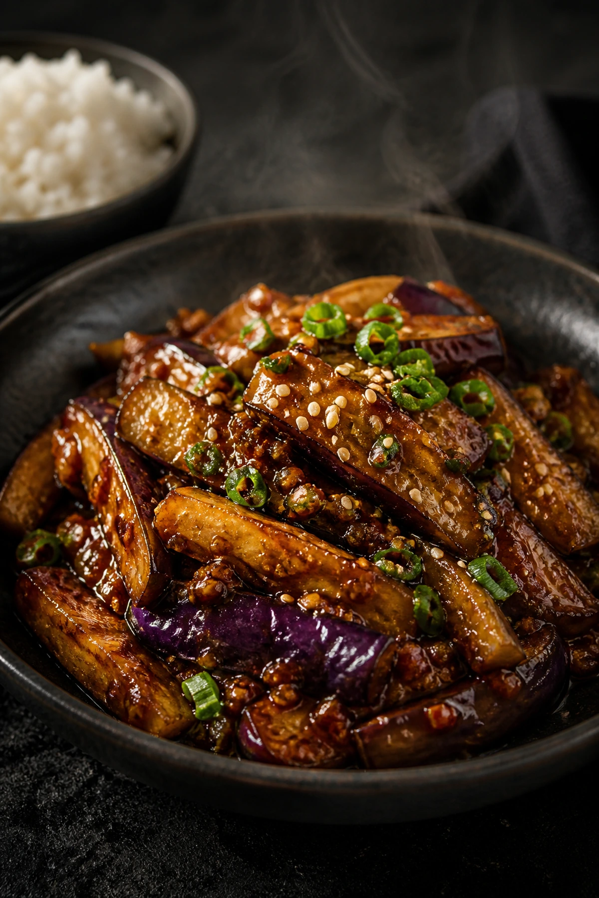 Chinese Eggplant with Garlic Sauce Yu Xiang Qie Zi 🍆✨