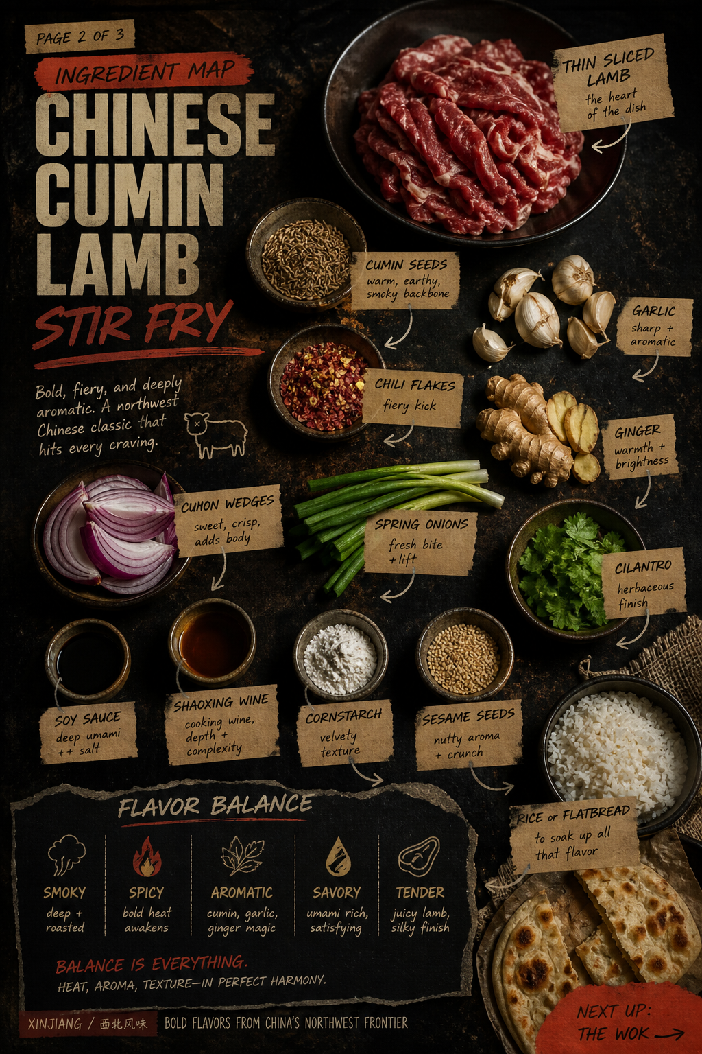 Image for recipe: Chinese Cumin Lamb Stir Fry 🥢🔥