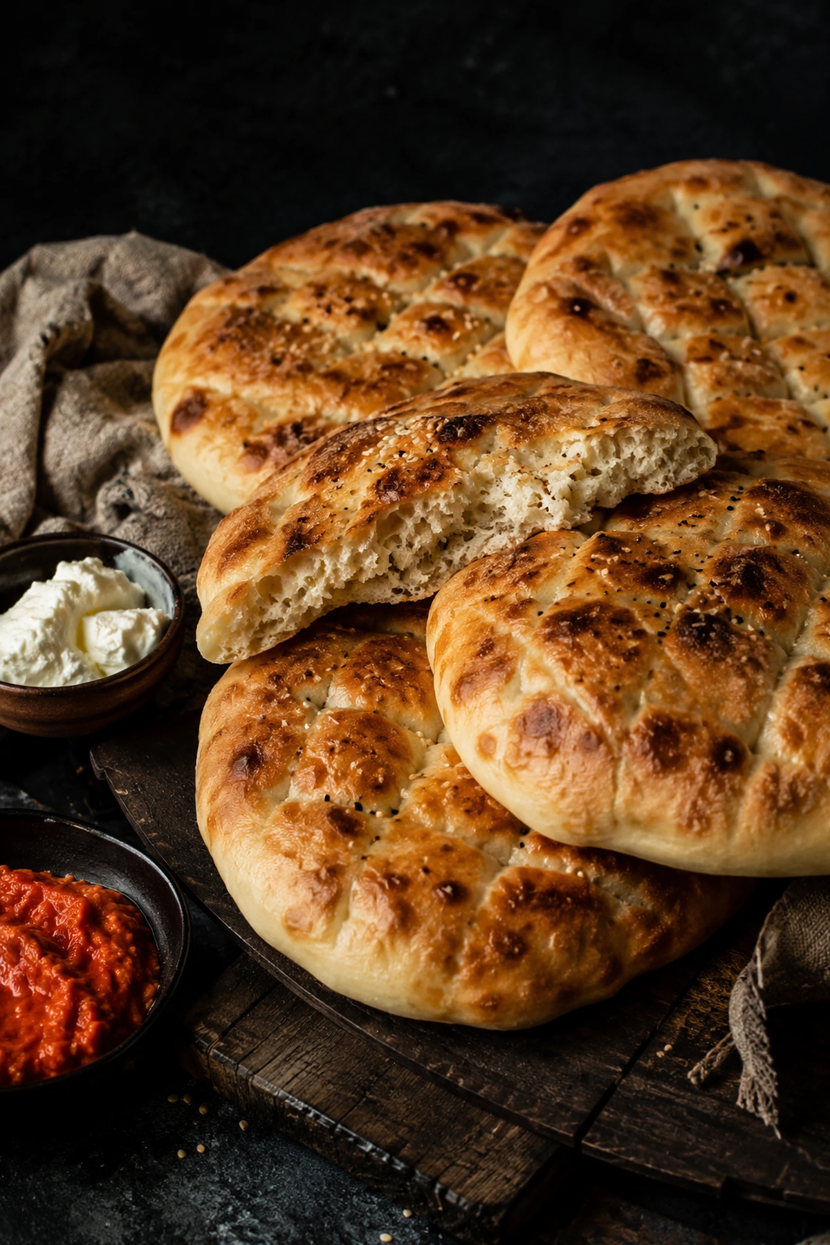 Balkan Lepinja Somun Flatbread Bakery Style 🫓✨
