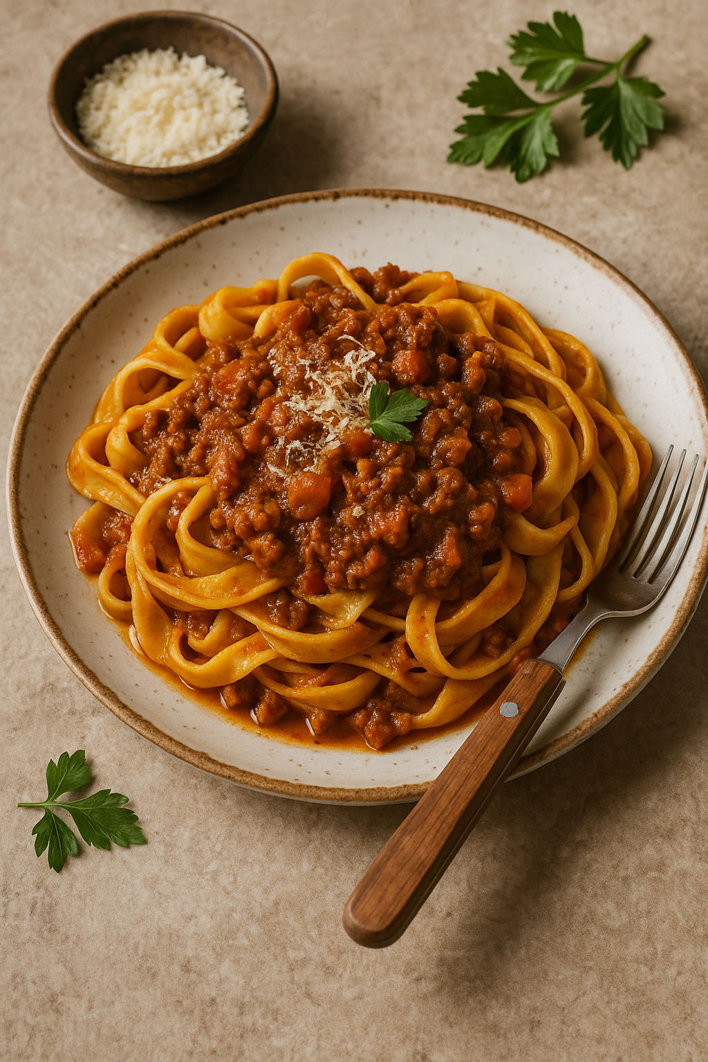 🍝 Tagliatelle al Ragù (Rich, Slow, and Sunday-Worthy)